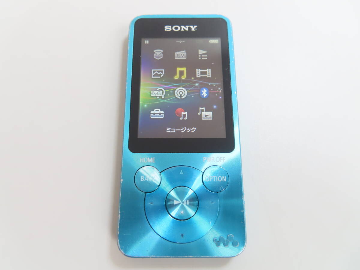 SONY WALKMAN Sシリーズ NW-S14 8GB ブルー Bluetooth対応_画像1