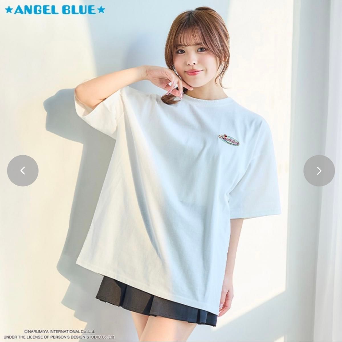 ANGEL BLUE エンジェルブルー Tシャツ ホワイト