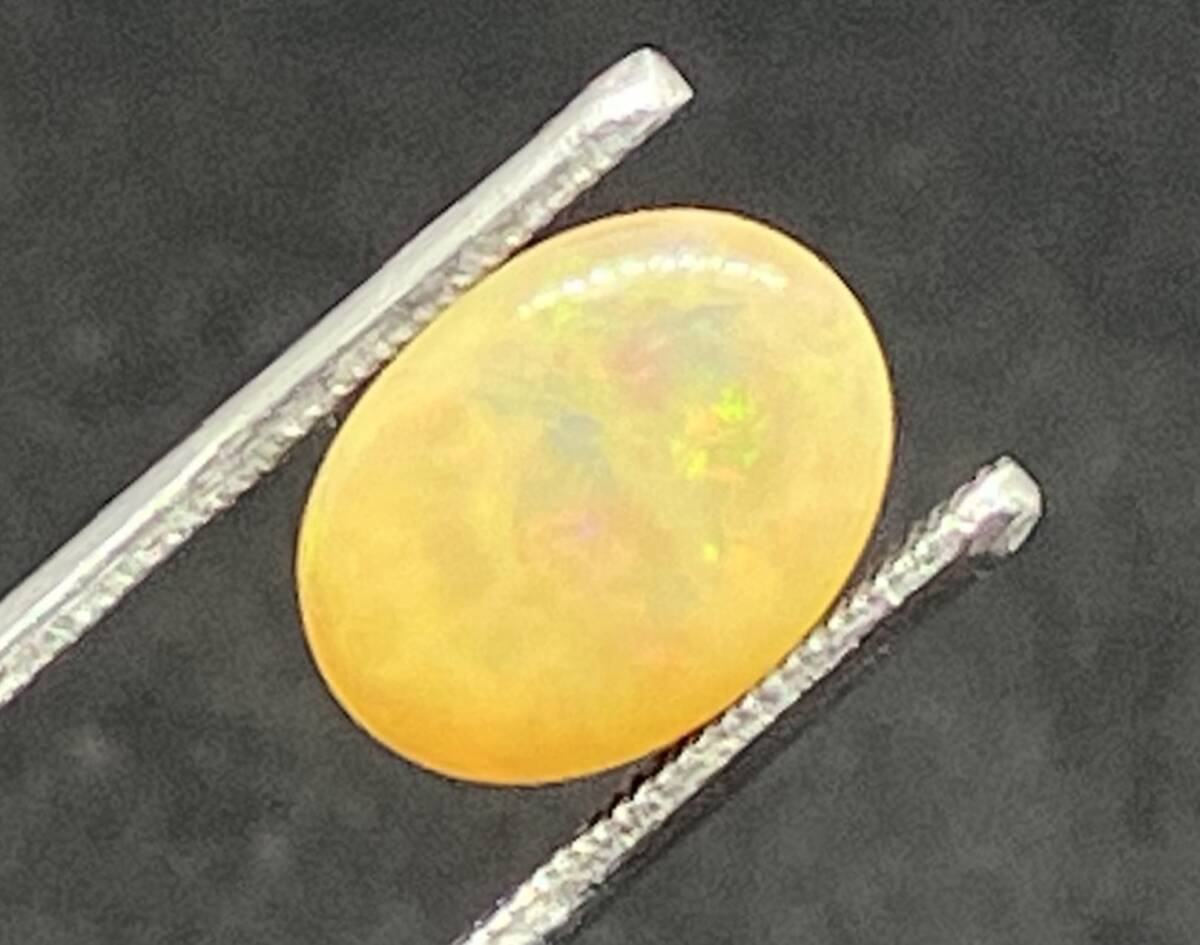 【石庵】オパール　オーバルカット　2.6ct_画像5