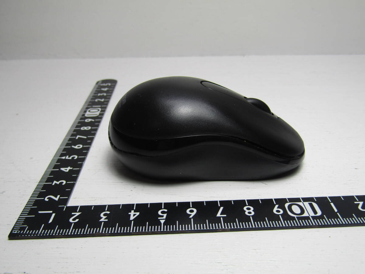ELECOM MーDY10DR BK　ブラック 美品 小型 コンパクト ワイヤレスマウス ブラック 黒 USED 完動品 _画像2
