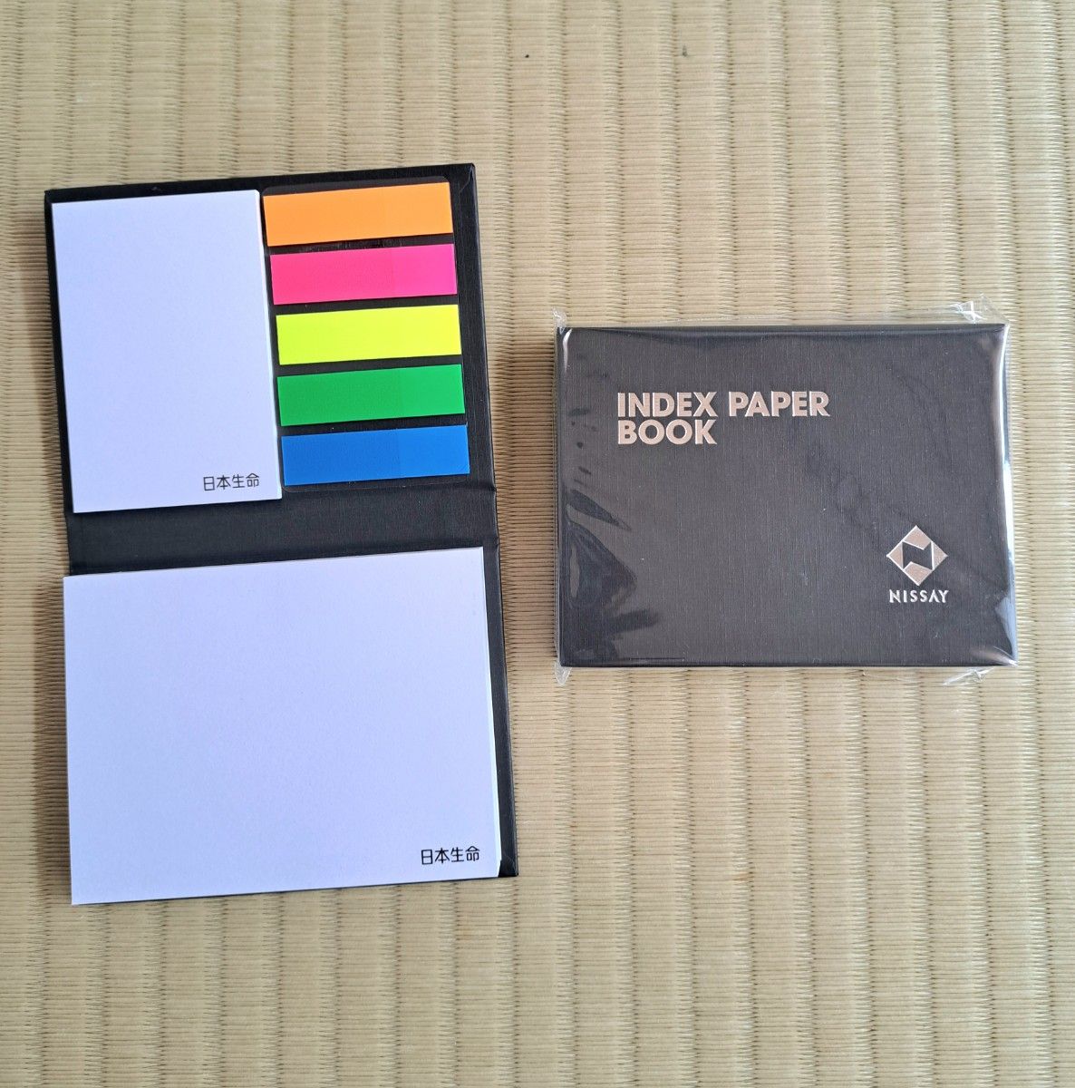 ★土日セール★【新品未使用】INDEX PAPER BOOK　付箋紙ニッセイ(非売品)2点セット