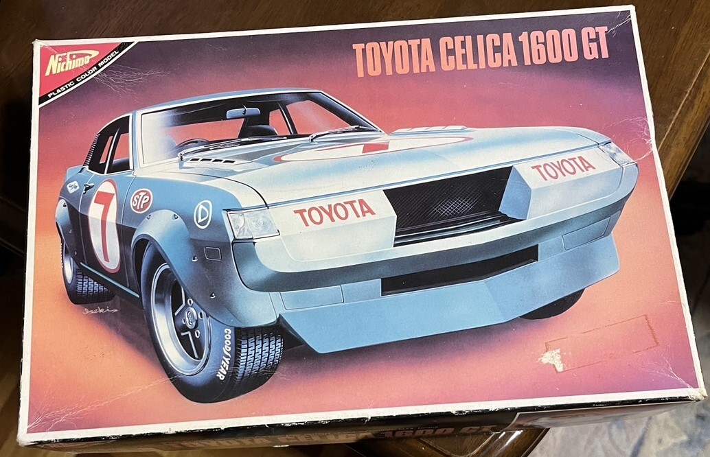 NICHIMO ニチモ 1/24 トヨタ TOYOTA CELICA1600GT 70s グレートワークス 未組立品 プラモデル 当時物の画像1