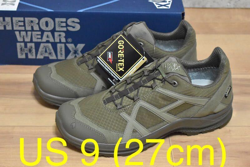 新品★HAiX BLACK EAGLE Athletic 2.1 GTX★US9 27cm★ハイックス ブラックイーグル ゴアテックス★ミリタリー スニーカー _画像1