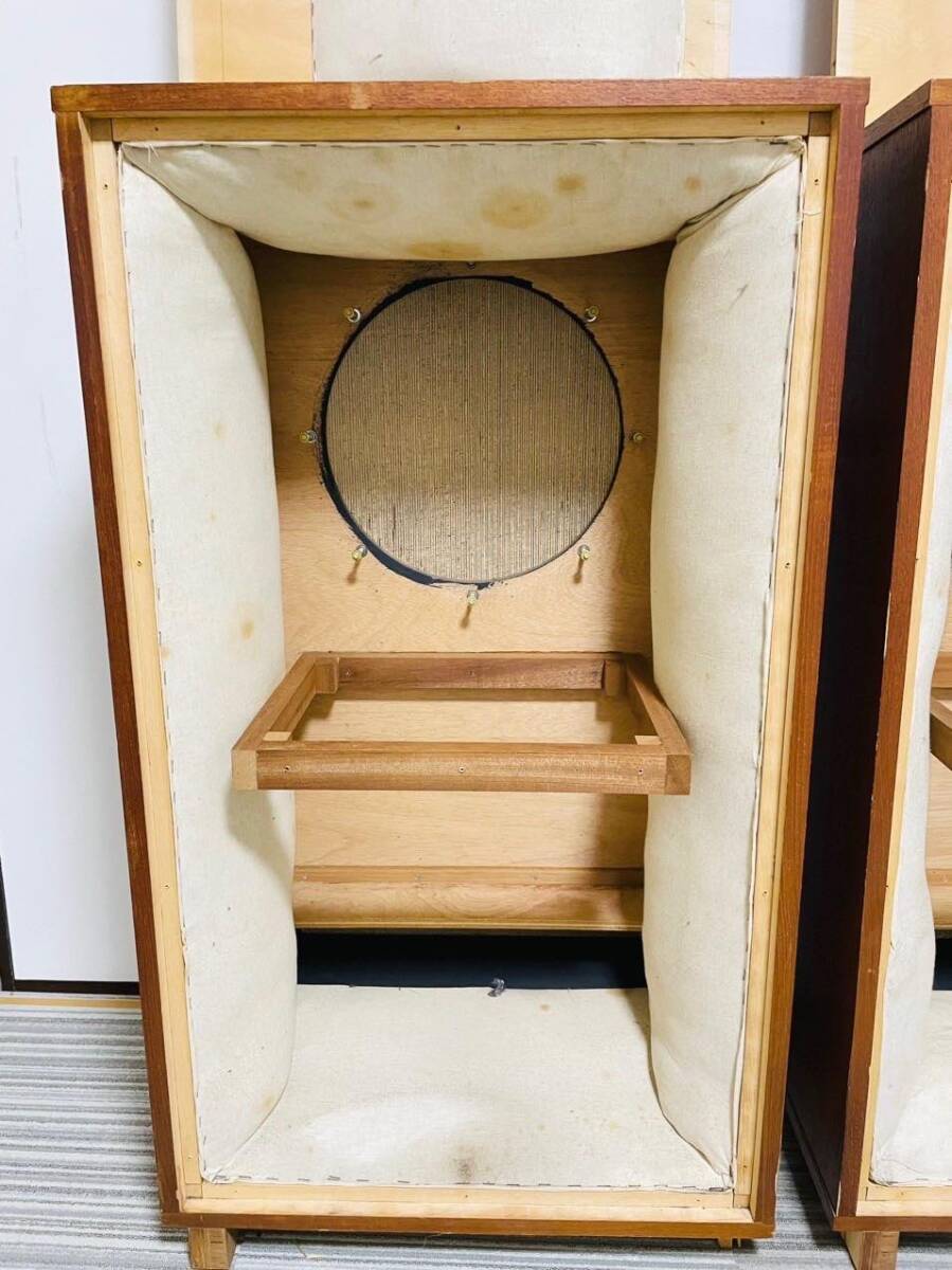 TANNOY Rectangular York/Monitor GOLD Type LSU/HF/15/8 エンクロージャー スピーカーペア 英国オリジナル箱 タンノイ。_画像8