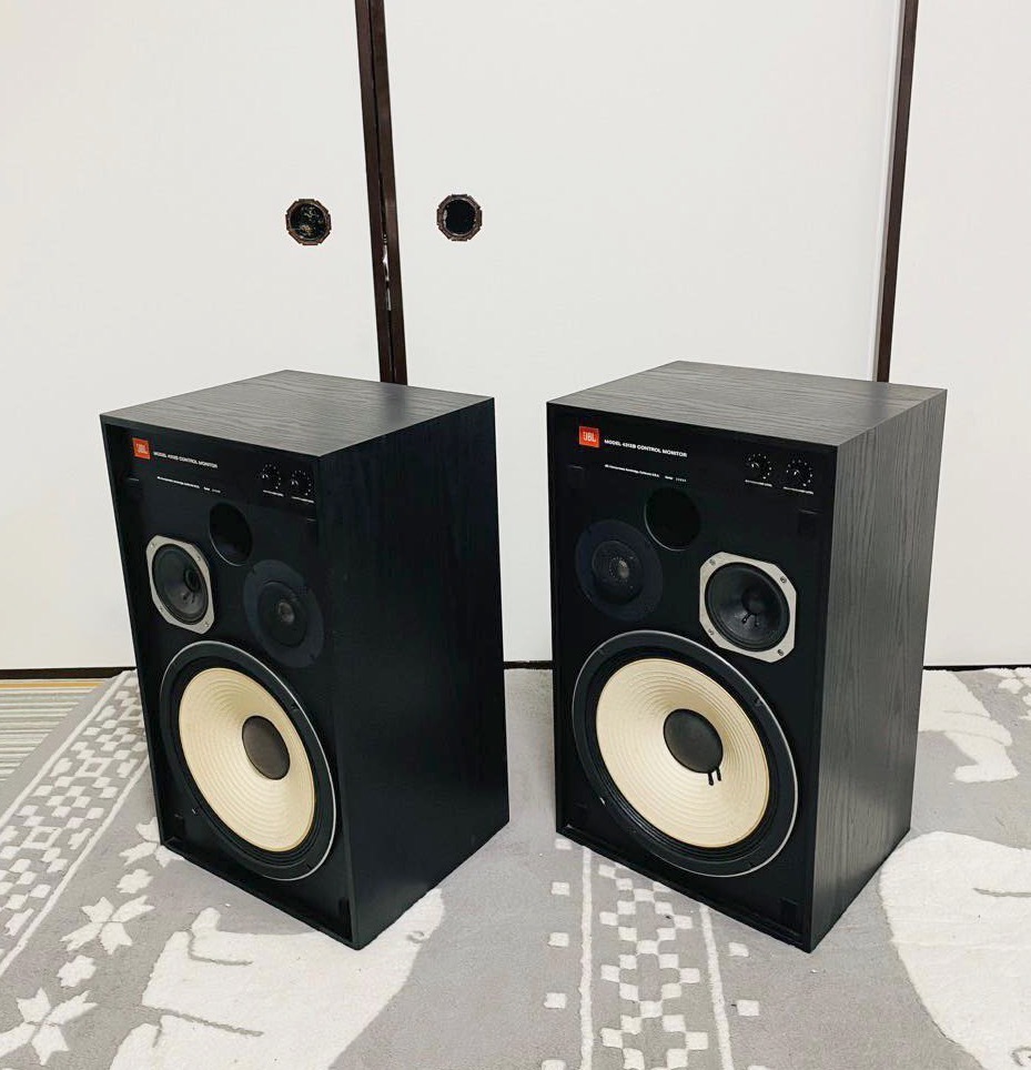 JBLje- Be L 4312B MONITOR CONTROL speaker pair. operation goods.