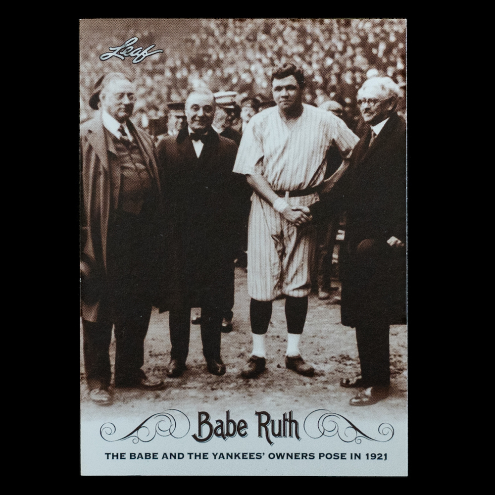 ベーブ・ルース 2016 Leaf ベースカード No.02 Babe Ruth_画像1