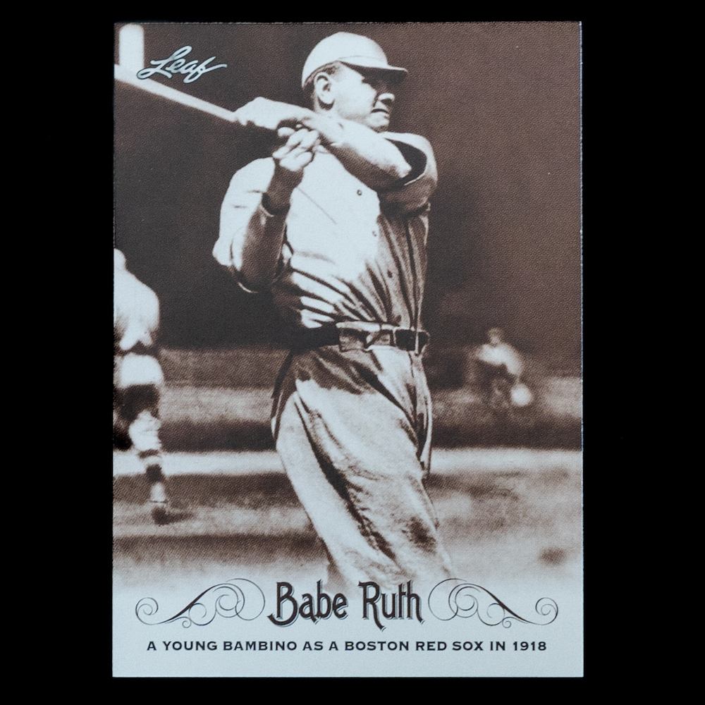 ベーブ・ルース 2016 Leaf ベースカード No.09 Babe Ruth_画像1
