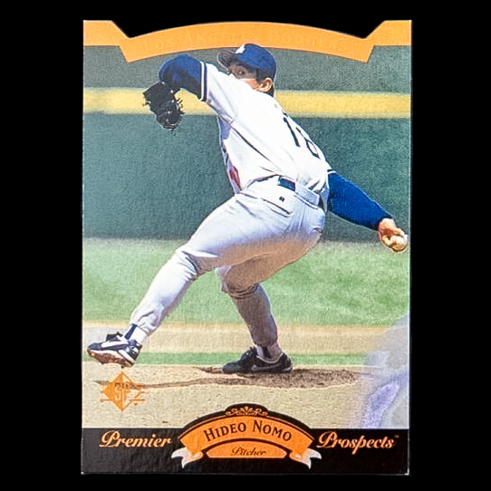 野茂英雄 1995 UPPER DECK ルーキーカード ダイカットカード No.14の画像1