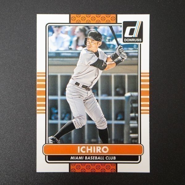 イチロー 2015 PANINI DONRUSS BASEBALL ベースカード No.126_画像1