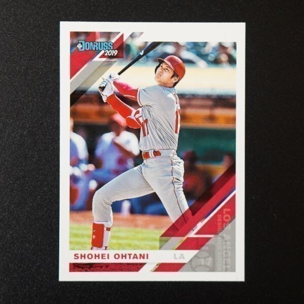 大谷翔平 2019 PANINI DONRUSS BASEBALL ベースカード No.164_画像1