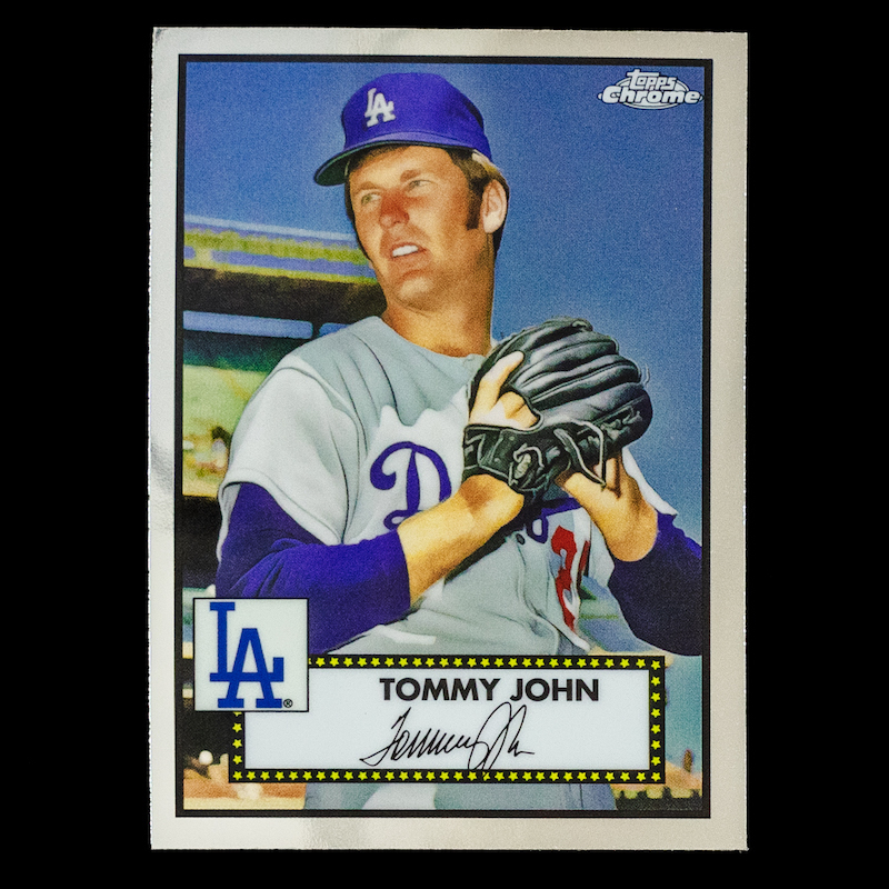 トミー・ジョン 2021 Topps Chrome ベースカード No.483 Tommy John_画像1