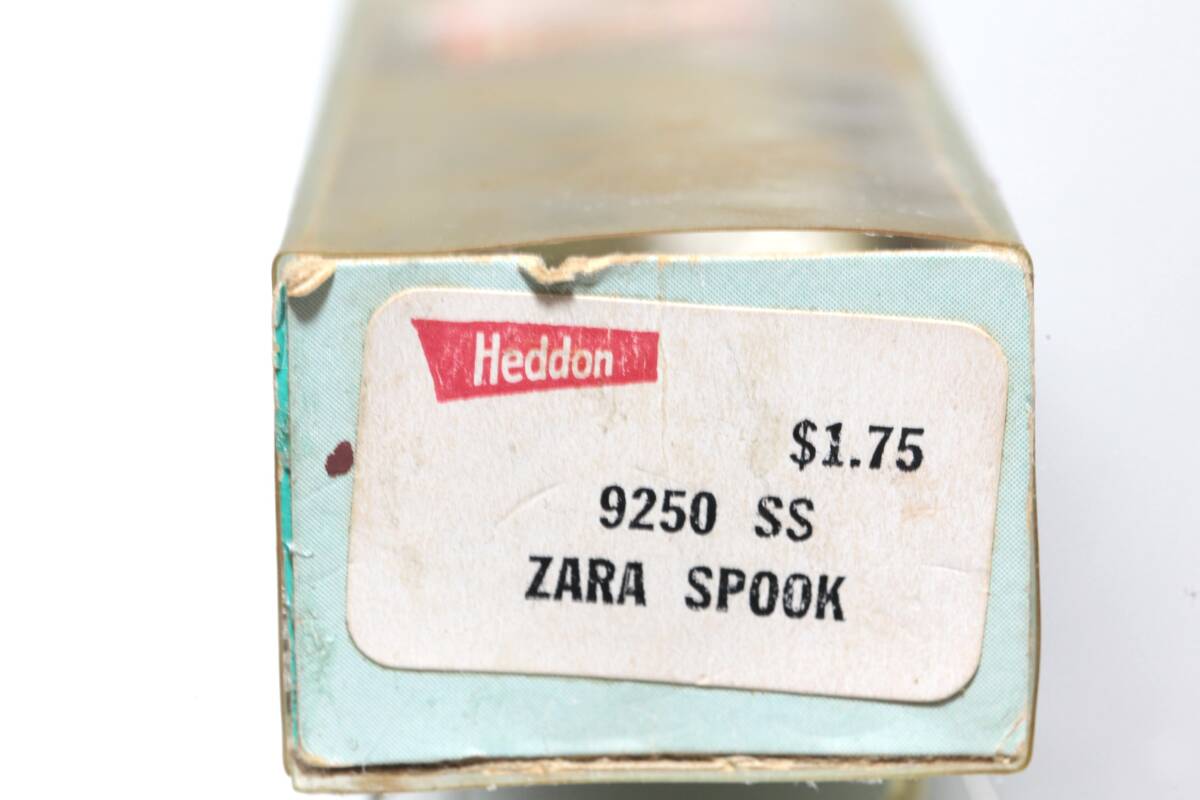 出品当日終了 オールド ヘドン ザラスプーク 1st SS ボックス付き Heddon Zara Spook レーベル ホッパーストッパー スミスウィック の画像9