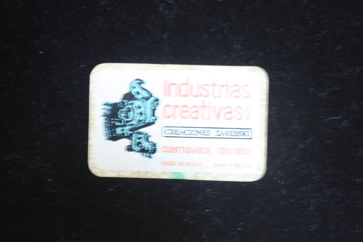 壁掛け（２点セット） メキシコ industrias creativas creaciones zarebski MADE IN MEXICO/エジプト 布絵 額入 中古 _画像6