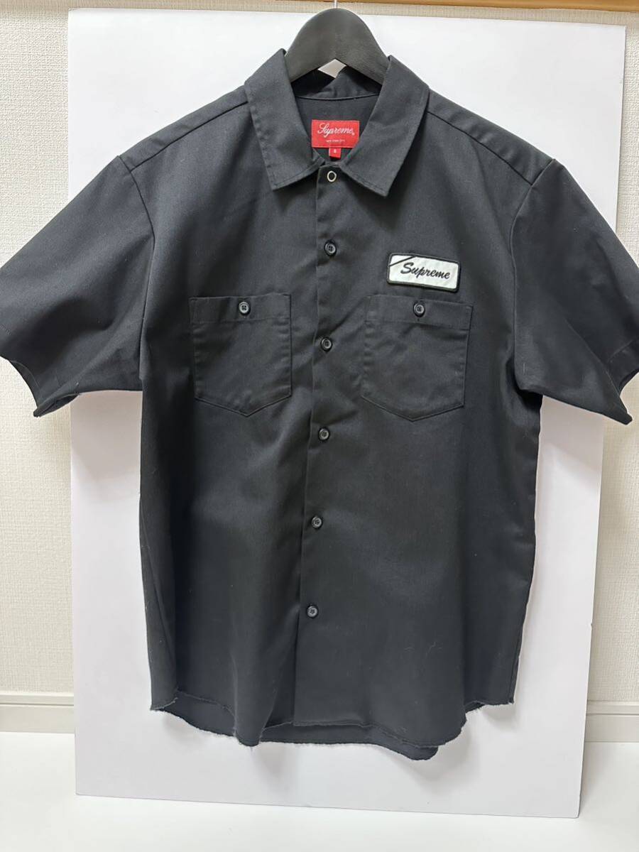 美品 Supreme God's Favorite S/S Work Shirt Black 2019 Fall/Winter S size シュプリーム ブラック 半袖 ワークシャツ_画像1