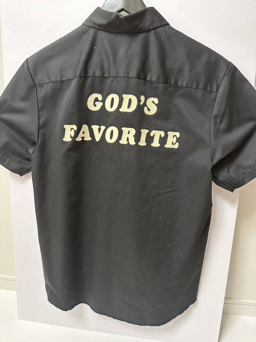 美品 Supreme God's Favorite S/S Work Shirt Black 2019 Fall/Winter S size シュプリーム ブラック 半袖 ワークシャツ_画像2