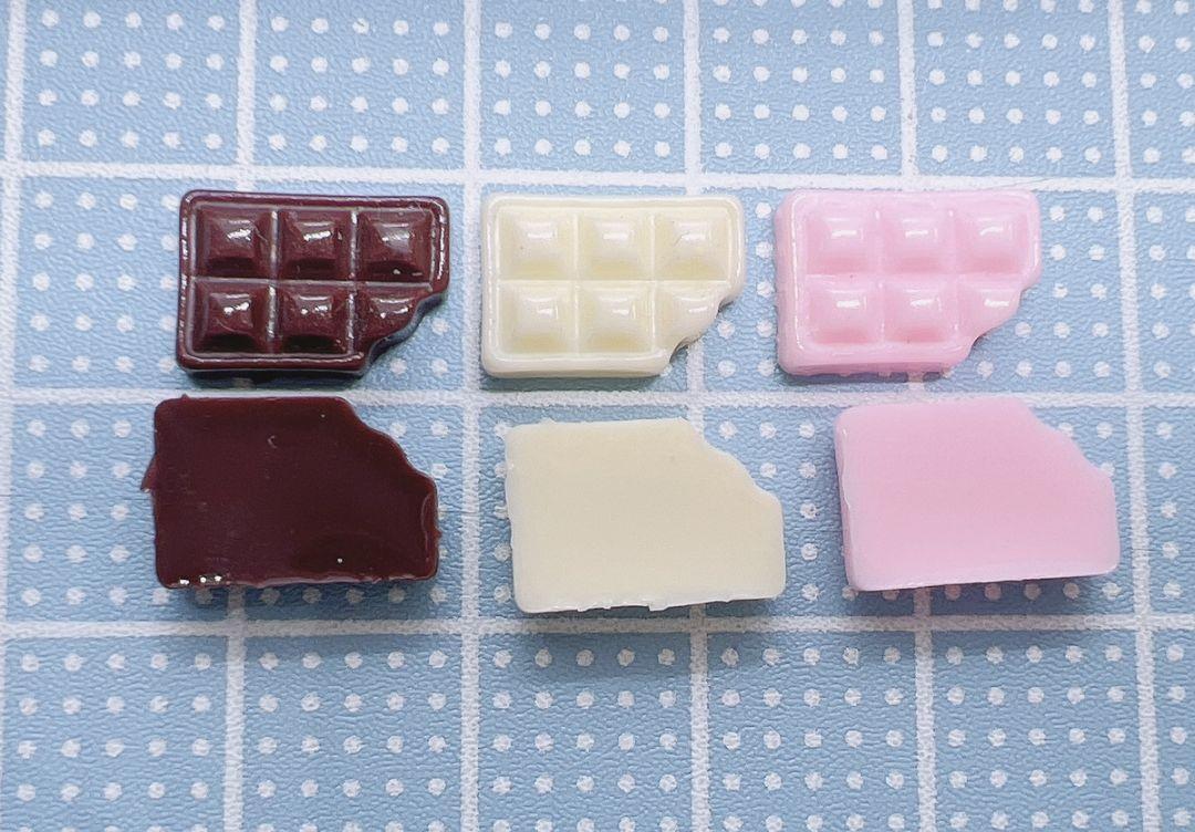  smaller chocolate 20 piece [ color Random ] deco parts plastic parts Mini size 