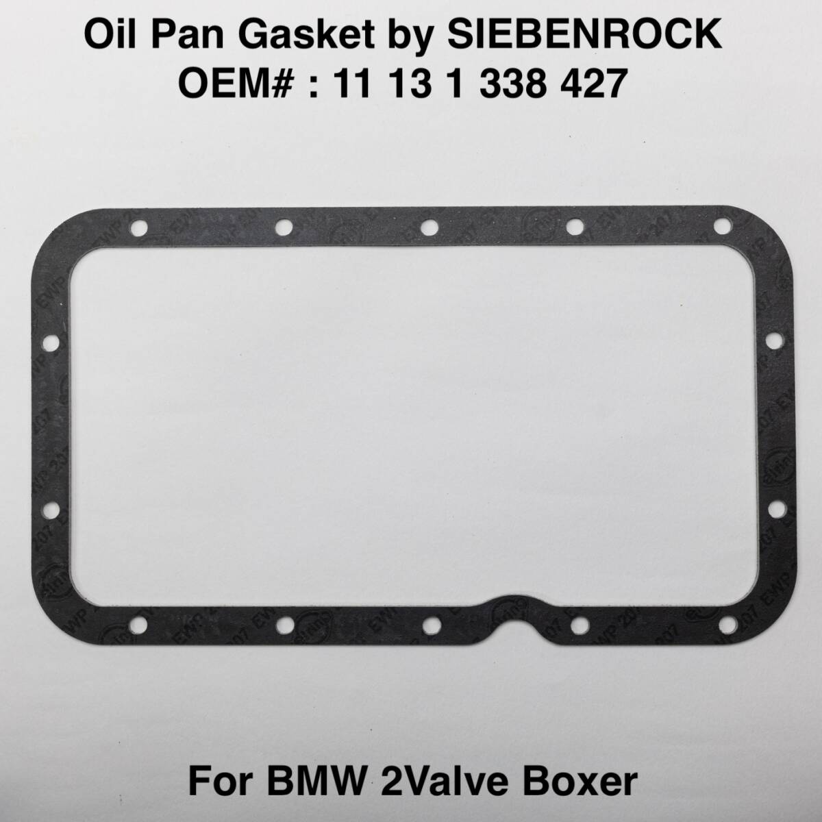 BMW 2バルブボクサー オイルパン ガスケット Made by SIEBENROCK OEM : 11 13 1 336 995 R100RS R100RT R50/5 R75/5 R90Sの画像1