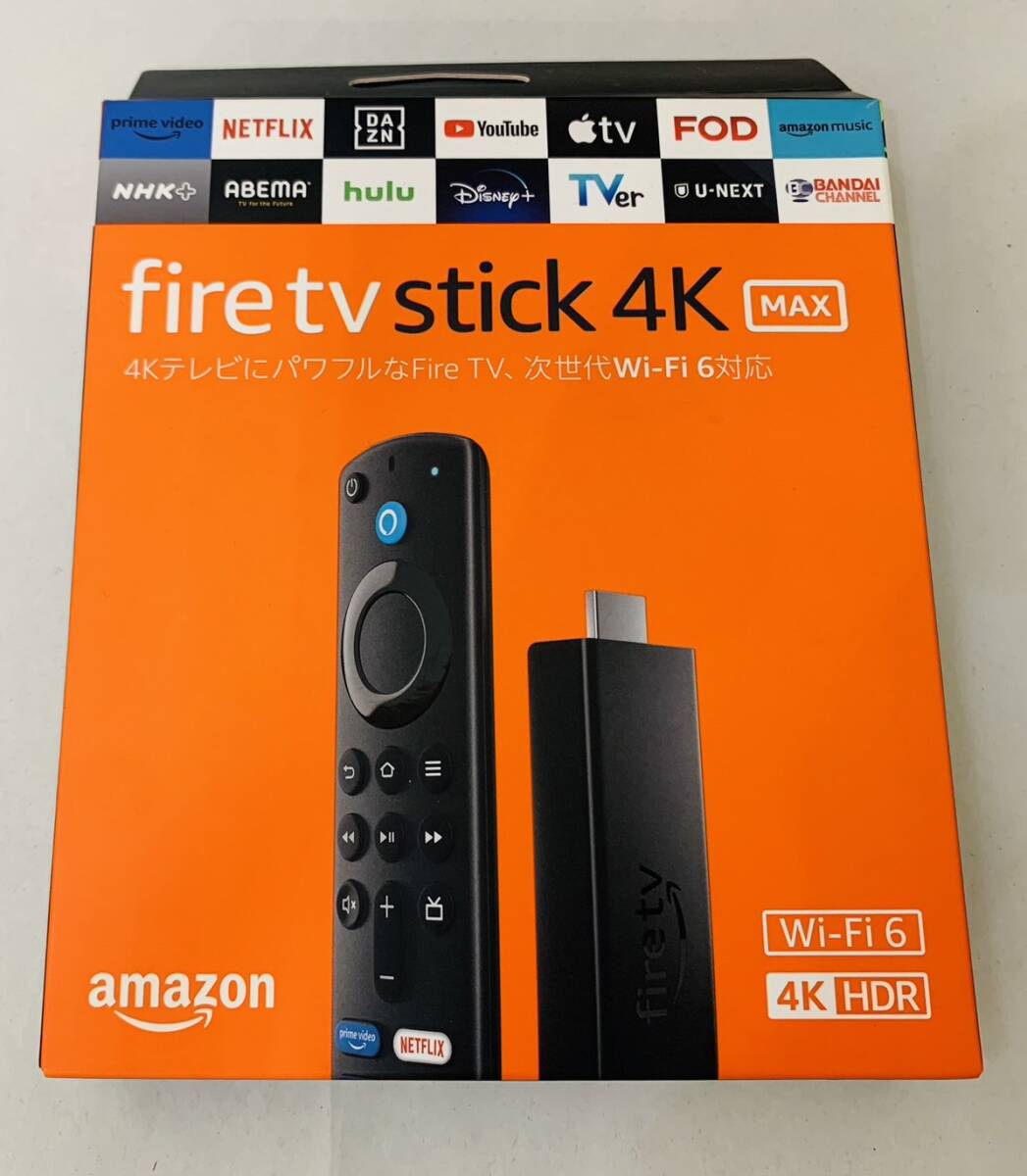 【MSO-5112IR】Amazon アマゾン fire tv stick 4k MAX 第１世代 K2R2TE 無線LAN 動作未確認 テレビ・音楽・ネット視聴 多機能