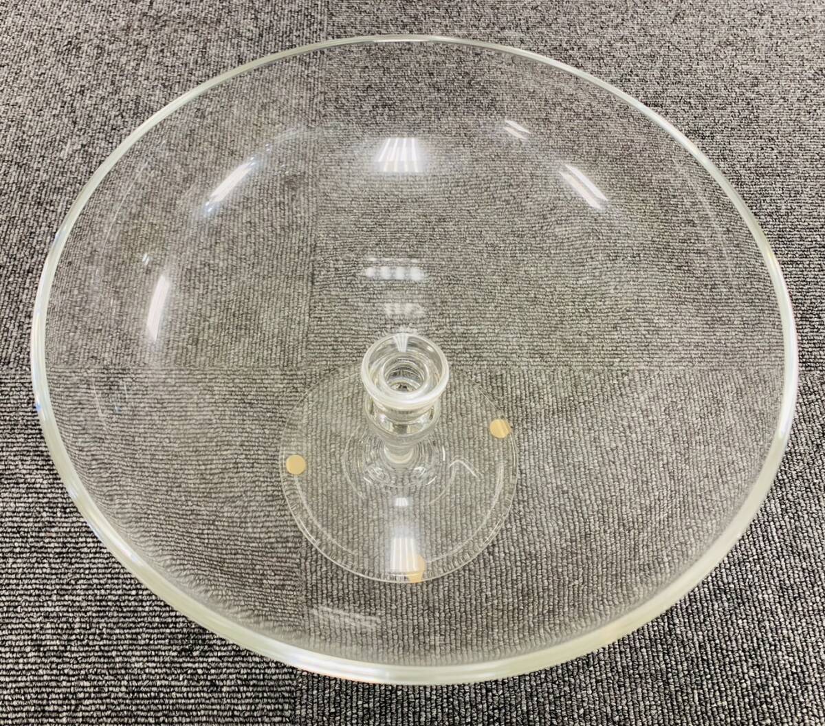 【MSO-4922IR】Baccarat バカラ 約25㎝ クリスタルプレート皿 箱有り 洋食器 コレクション インテリア フルーツ皿 ガラス細工 の画像4