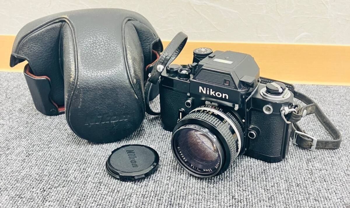 【MSO-5029IR】Nikon ニコン F2 アイレベルファインダーDE-1 フィルムカメラ 中古品 動作未確認 レトロ コレクション ヴィンテージ の画像1