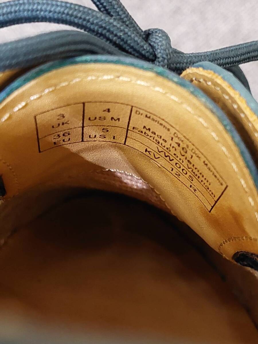 【EKA-6485MY】 1円スタート Marlens 靴 サイズ 詳細 画像 あり レザー カジュアル フォーマル オシャレ ブルー 中古品 長期保管品の画像6