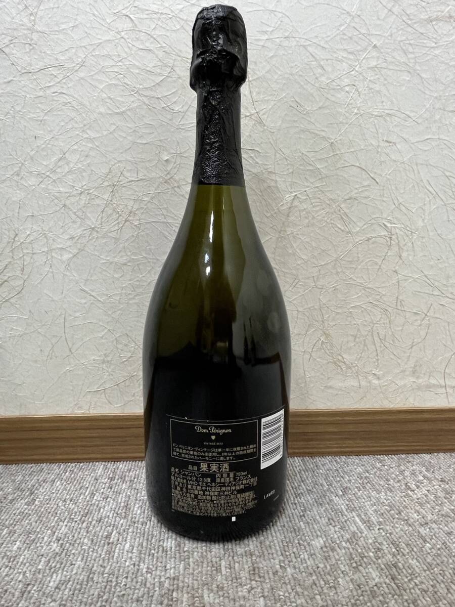 【RSA-3110】 【1円～】 Dom Perignon VINTAGE ドンペリニヨン ヴィンテージ 2012 シャンパン 750ml 12.5% 11561663 0501 ストア 未開栓品の画像4