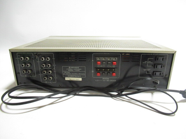 [ap0 BY8247] PIONEER パイオニア A-570 プリメインアンプ_画像8