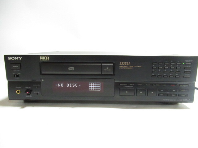 [ap0 BY8288] SONY ソニー CDP-333-ESA コンパクトディスクプレーヤー CDデッキ CDプレーヤーの画像1