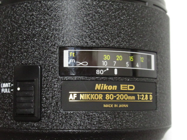 [ap1 BY8572] Nikon ニコン ED AF NIKKOR 80-200mm F2.8 Dの画像4
