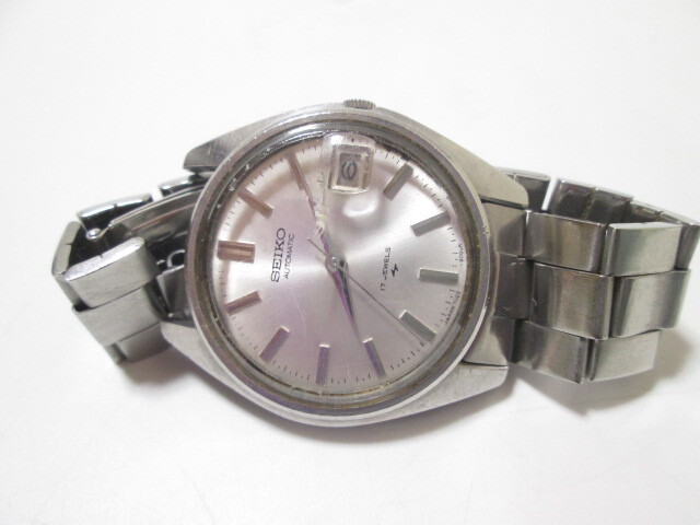 [ap2 BY8761] SEIKO セイコー AUTOMATIC 自動巻き 7005-8000 17石 腕時計 【稼働品】の画像2