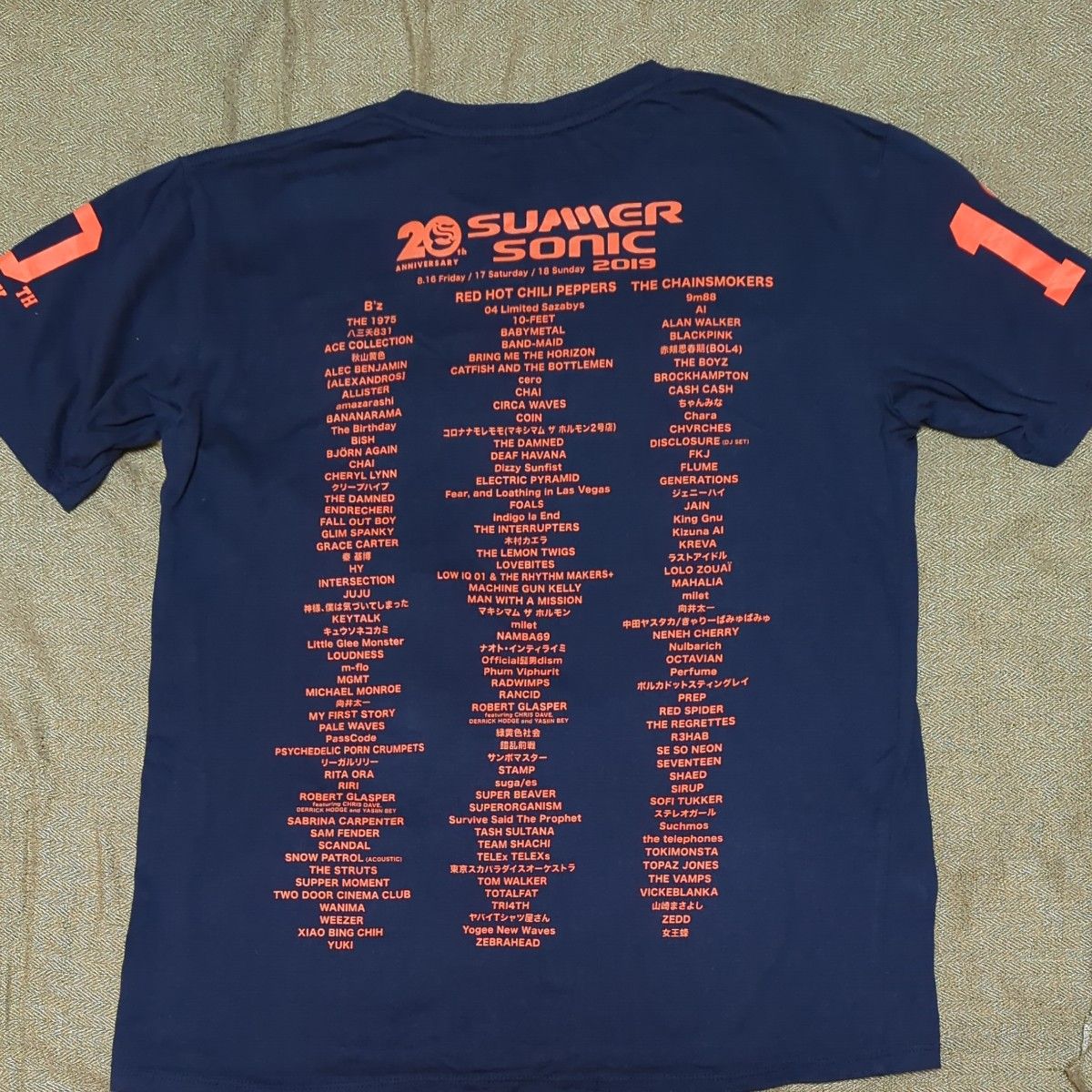 summer sonic 2019 20th記念Tシャツ ネイビー Lサイズ