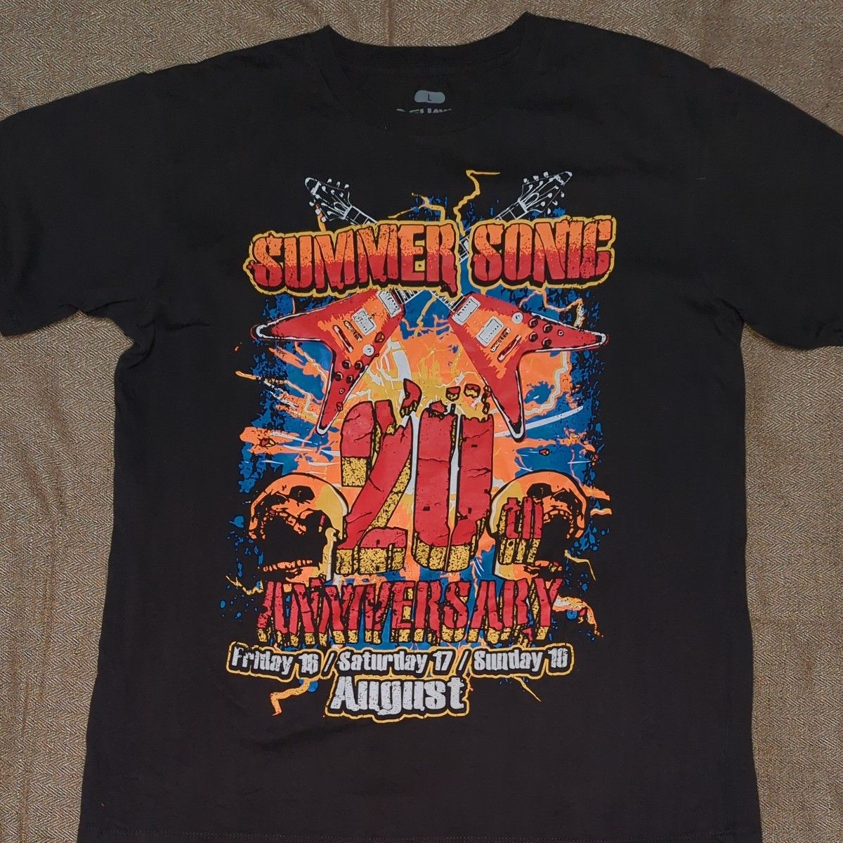 summer sonic 2019 20th記念 Tシャツ　濃グレー　Lサイズ