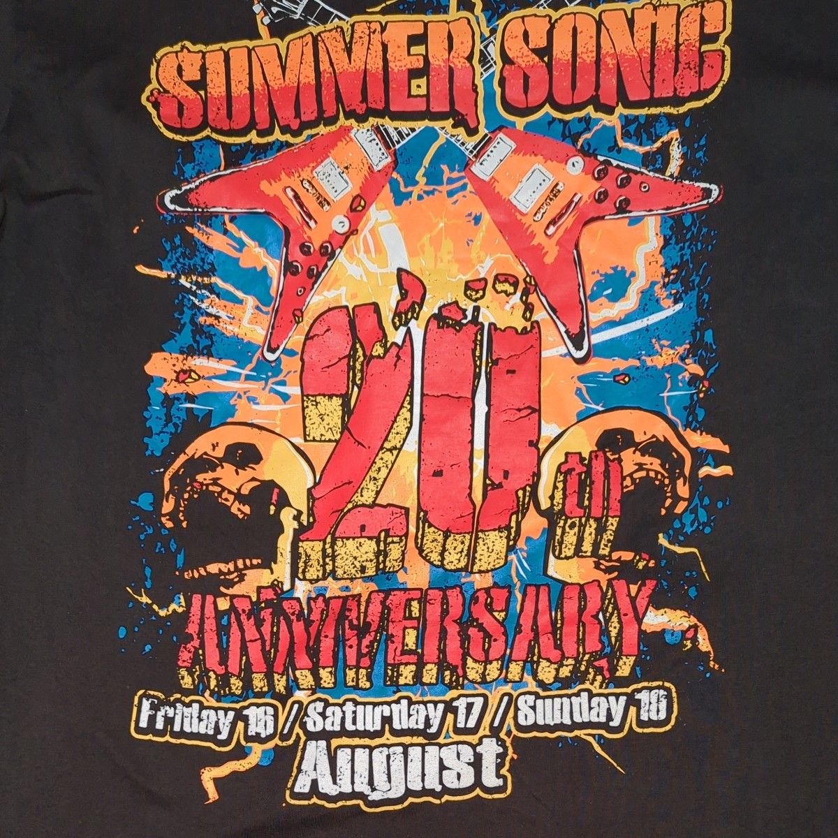 summer sonic 2019 20th記念 Tシャツ　濃グレー　Lサイズ