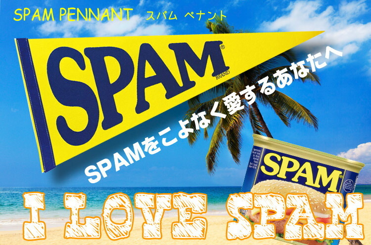 SPAM スパム ペナント H32×W72cm_画像2