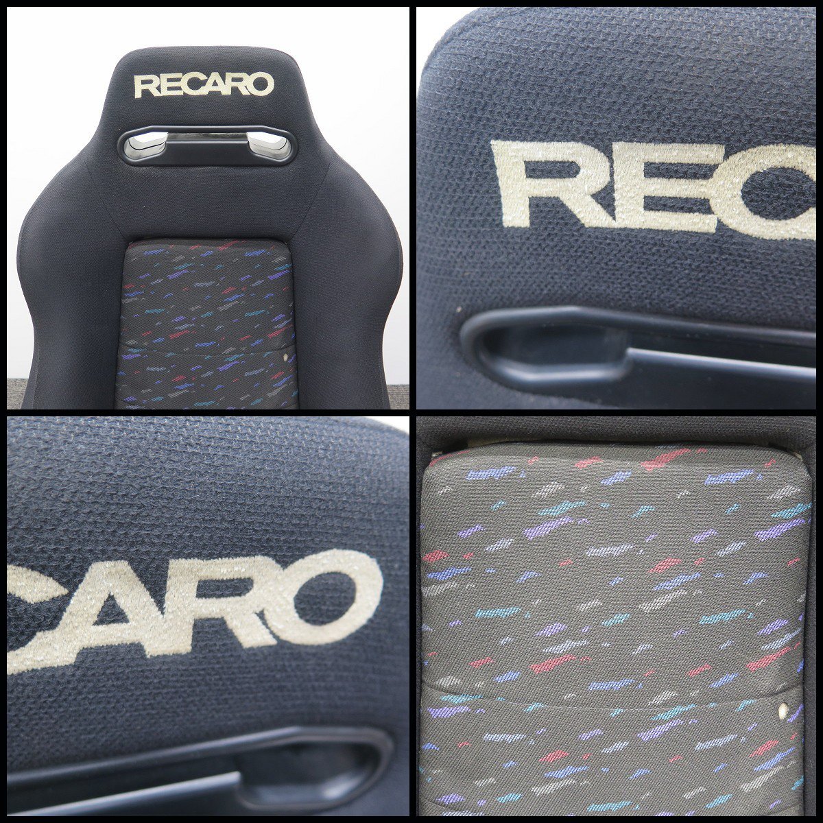 △B) RECARO/レカロ セミバケットシート ルマンカラー SR-3? フレーム付き(R) フロントシート/SRシリーズ/両側ダイヤル式/セミバケの画像4