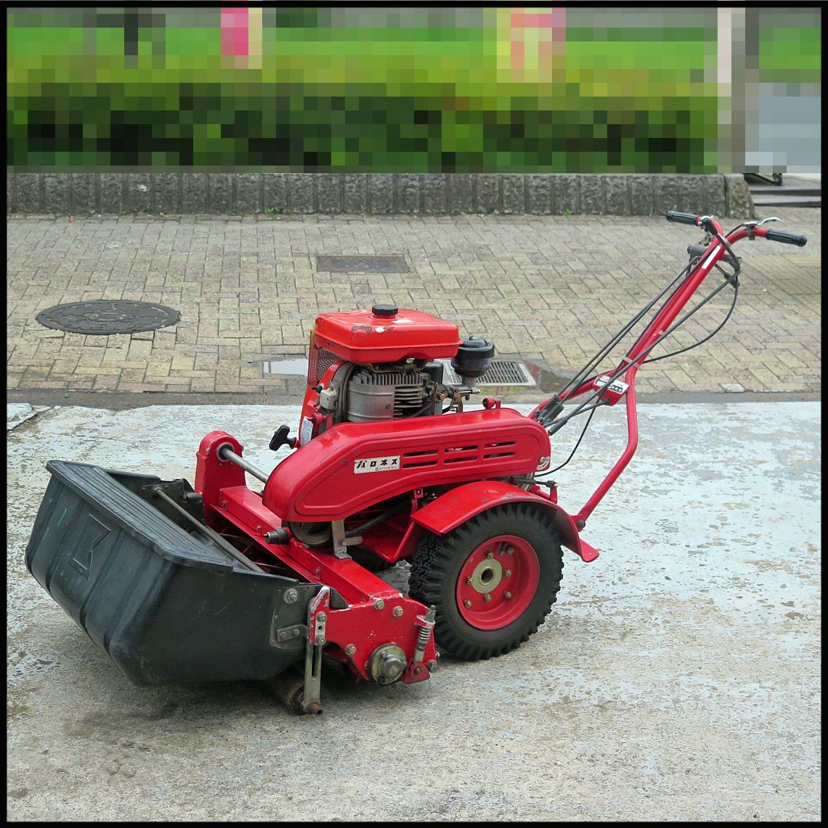 ■バロネス 自走エンジン式 芝刈り機 LM80TA 現状/共栄社/芝生整備の画像1