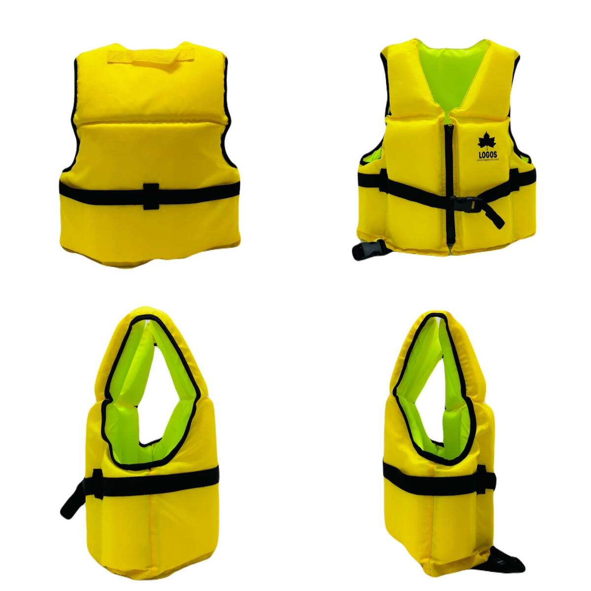 [ морской спорт * бассейн * водные развлечения ]LOGOS Logos спасательный жилет желтый детский плавающий лучший жизнь лучший Kids для желтый цвет 