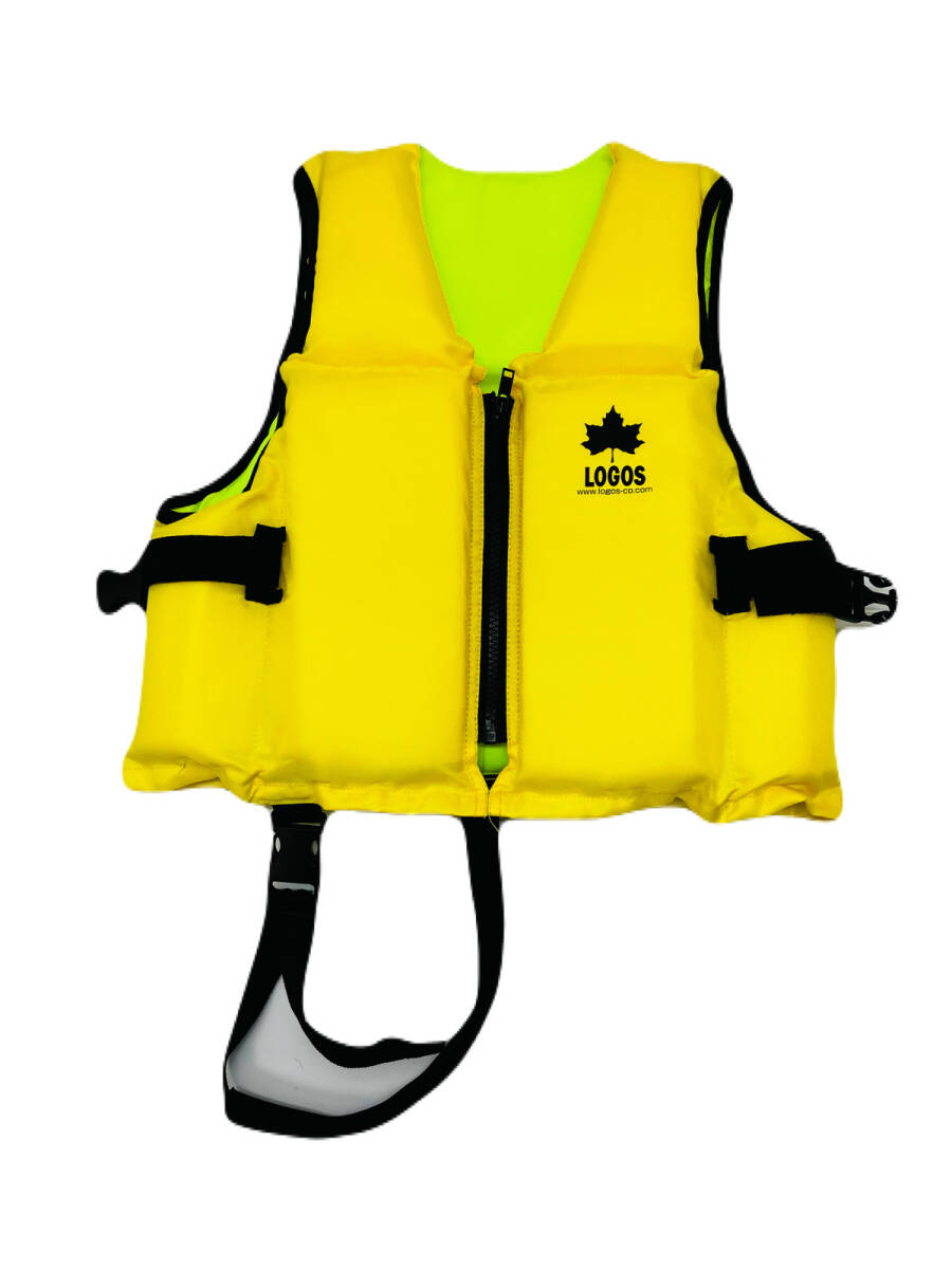 [ морской спорт * бассейн * водные развлечения ]LOGOS Logos спасательный жилет желтый детский плавающий лучший жизнь лучший Kids для желтый цвет 