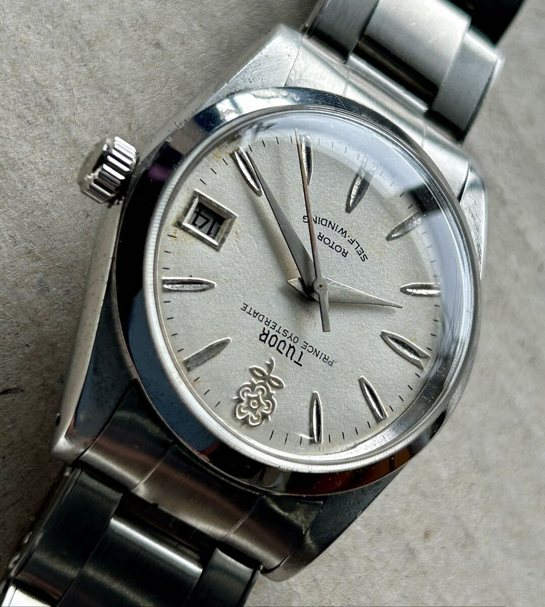 TUDOR デカ薔薇　silverダイアル-オートマ（自動巻）ブレスサービス_画像5