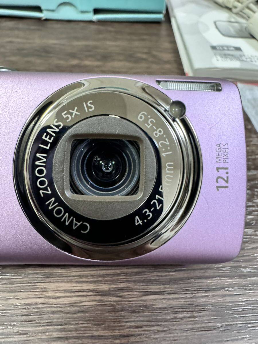 Canon キャノン IXY DIGITAL 930IS コンパクトデジタルカメラ パープル _画像8