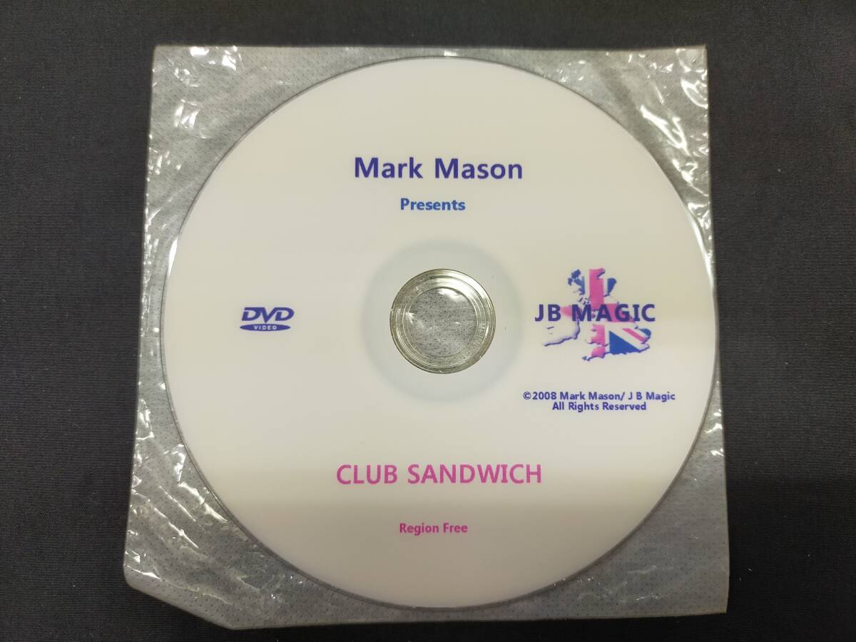 【M49】クラブ・サンドイッチ CLUB SAND WICH アンドリュー・ノーマンセル Andrew Normansell カード DVD ギミック マジック 手品の画像3