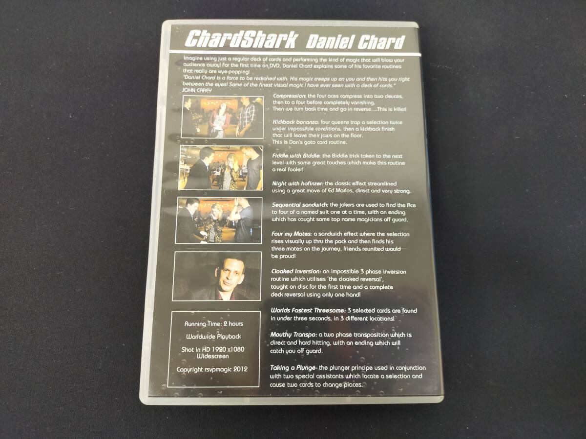 【D10】Chard Sharak　チャードシャーク　Daniel Chard　ダニエル・チャード　カード　DVD　マジック　手品_画像2