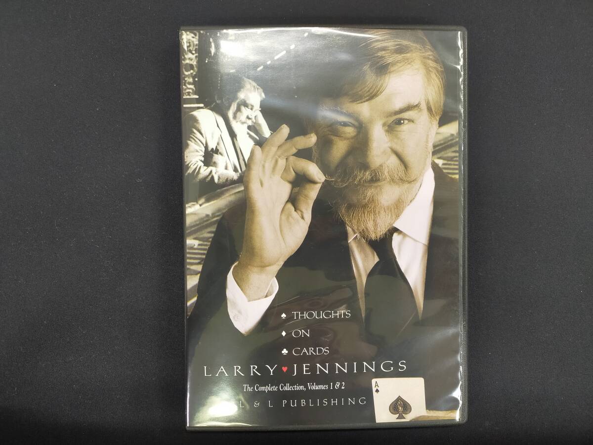 【D11】THOUGHT ON CARDS　Larry Jennigs　ラリー・ジェニングス 　カード　DVD　マジック　手品_画像1