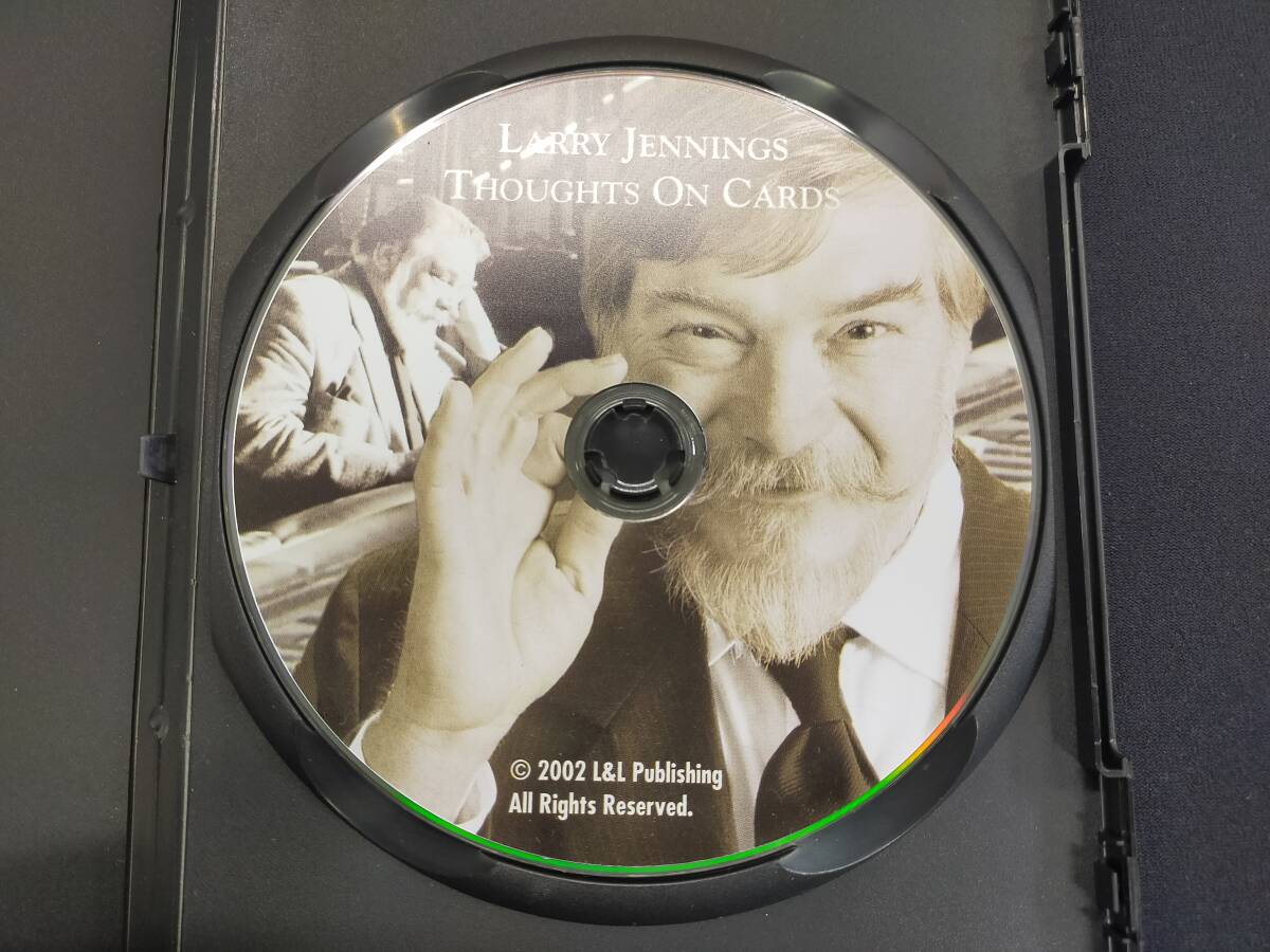 【D11】THOUGHT ON CARDS Larry Jennigs ラリー・ジェニングス  カード DVD マジック 手品の画像3