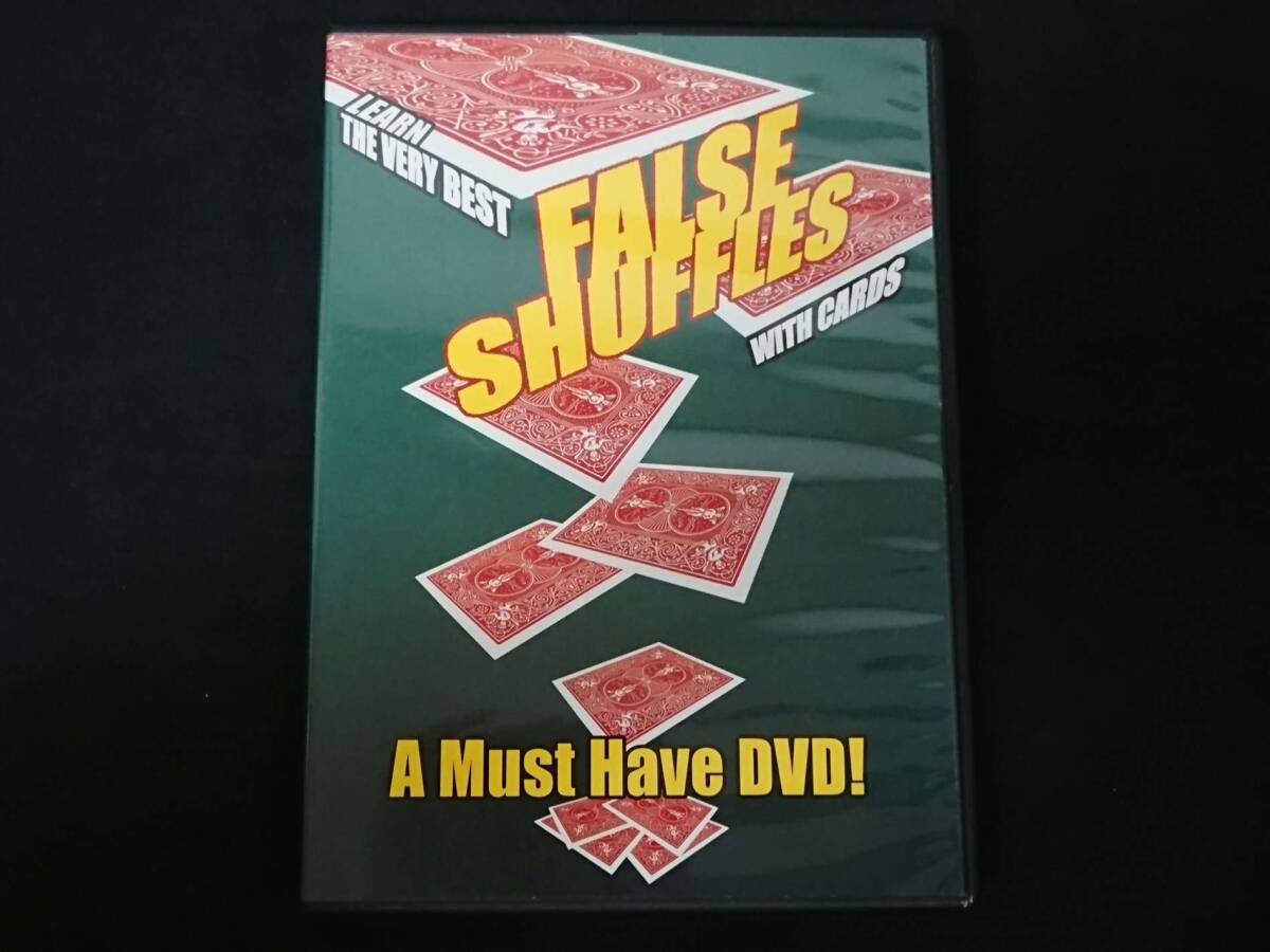 【D253】FALSE SHUFFLES WITH CARDS フォールス・シャッフル カード DVD マジック 手品の画像1