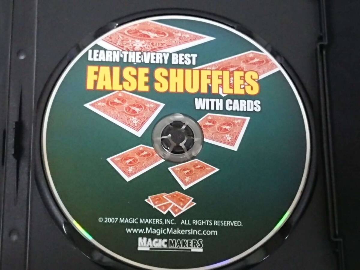【D253】FALSE SHUFFLES WITH CARDS　フォールス・シャッフル　カード　DVD　マジック　手品_画像3