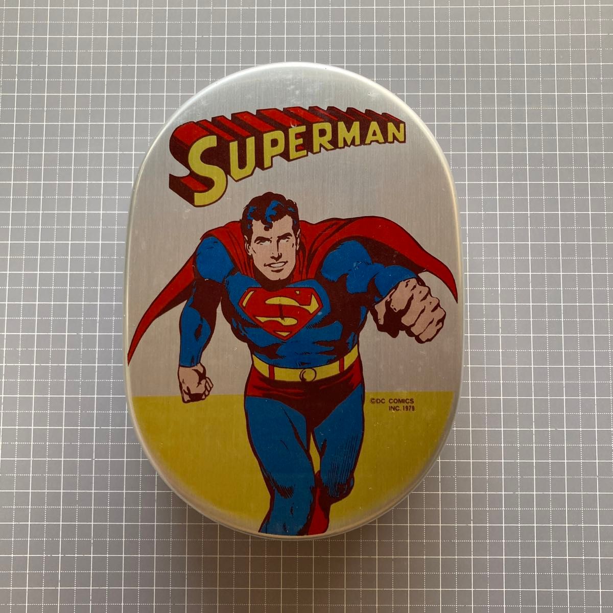 お弁当箱 SUPERMAN スーパーマン 昭和 レトロ グッズ コレクション 弁当箱 ケース 箱 ボックス アメコミ キャラクター