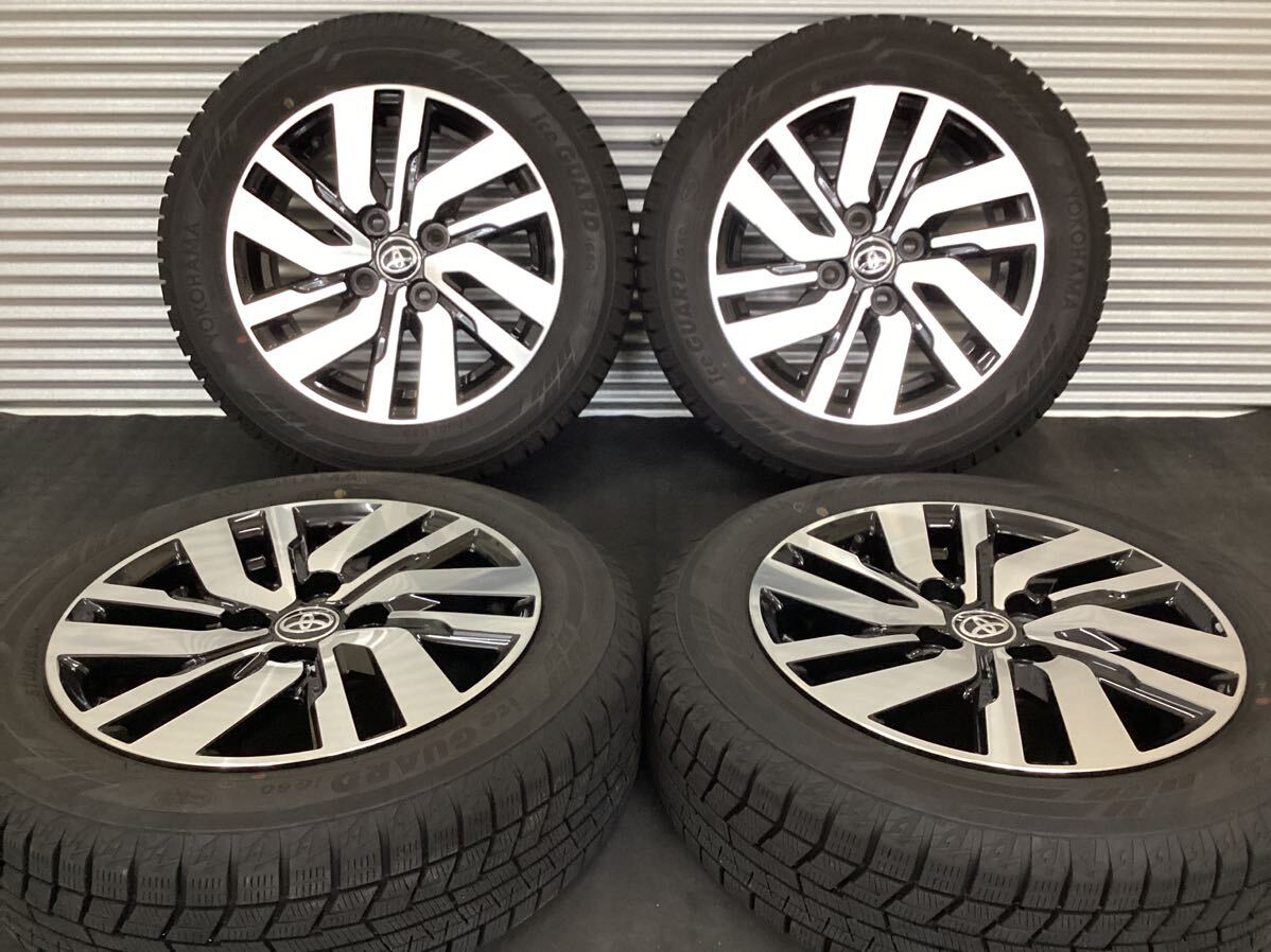 ■トヨタ タンクルーミー純正[14インチ 5J 4穴 PCD100 +35]■YOKOHAMA ICEGUARD IG60[165/65R14]2021年製スタッドレス4本セット■の画像1