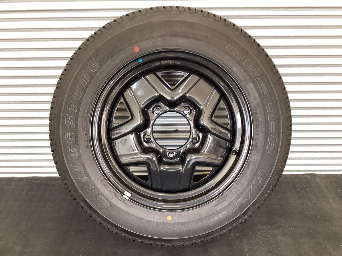 ■スズキ ジムニー純正スチールホイール[16インチ 5.5J 5穴 PCD139.7 +22]■BRIDGESTONE DUELER H/T 684Ⅱ[175/80R16]2020年製1本■_画像1