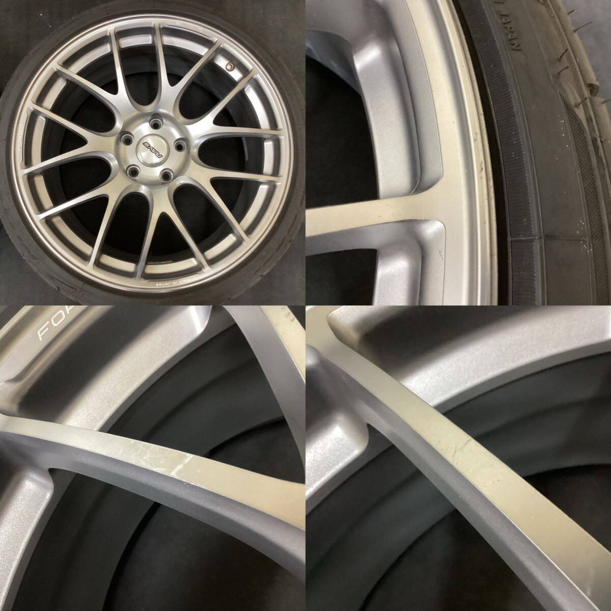 ■RAYS G27-PM LTD(FORGED)[19インチ 8.5/9.5J 5穴 PCD114.3 +45]■NITTO NT555G2[235/35R19]2018/2019年製4本セット■_画像5